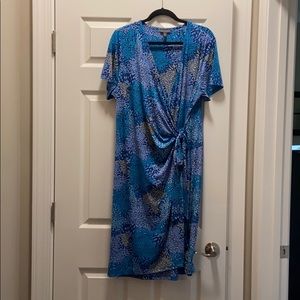 Limited faux wrap dress. Size 1X. Like new!